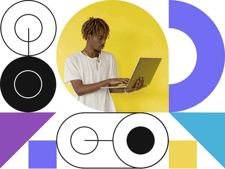 dude with laptop